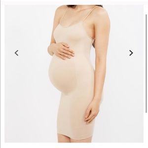 Maternity nude slip/body suite